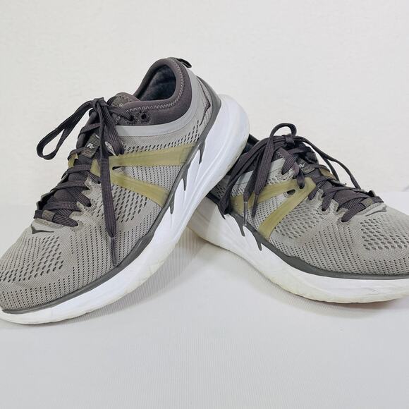 Hoka One One Shoes - Hoka One One Shoes Womens Size 7 Gray Tivra Running Gym Sneakers Trainer